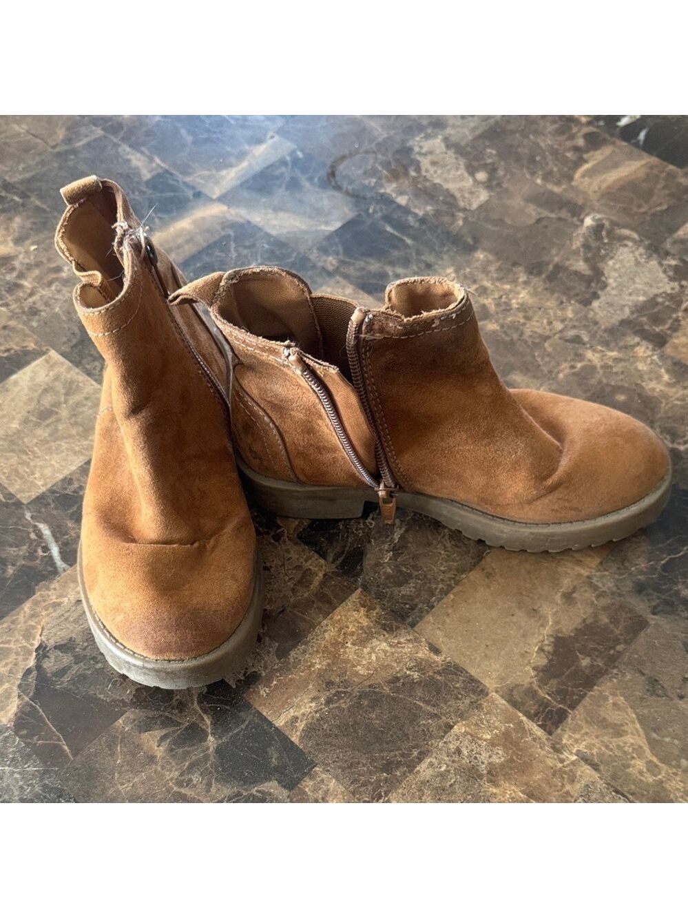 GAP Tan Suede Ankle Boots